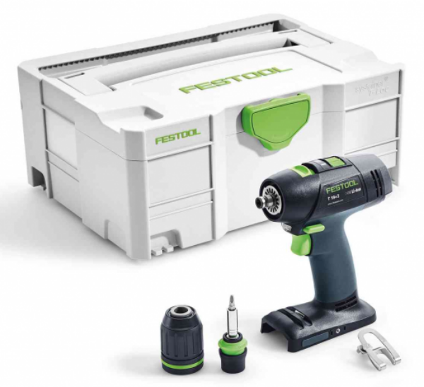 Picture of FESTOOL T18+3 CORDLESS DRILL BASICc/w SYSTAINER