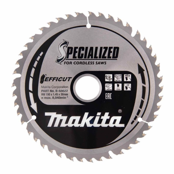 Picture of Makita B-69864 TCT Efficut Saw Blade 165 x 20 x 60T
