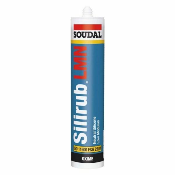 Picture of Soudal 114573 Silirub LMN Low Modulus Silicone - CLEAR
