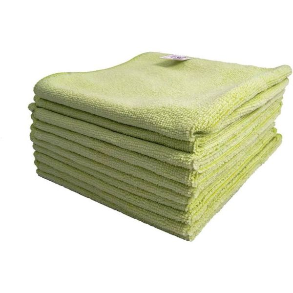 Picture of Optima Proclean Shine General Purpose Microfibre Yellow Pk 10