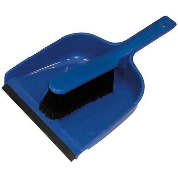 Picture of Hygiene Dust Pan and Brush Soft Blue, One Size