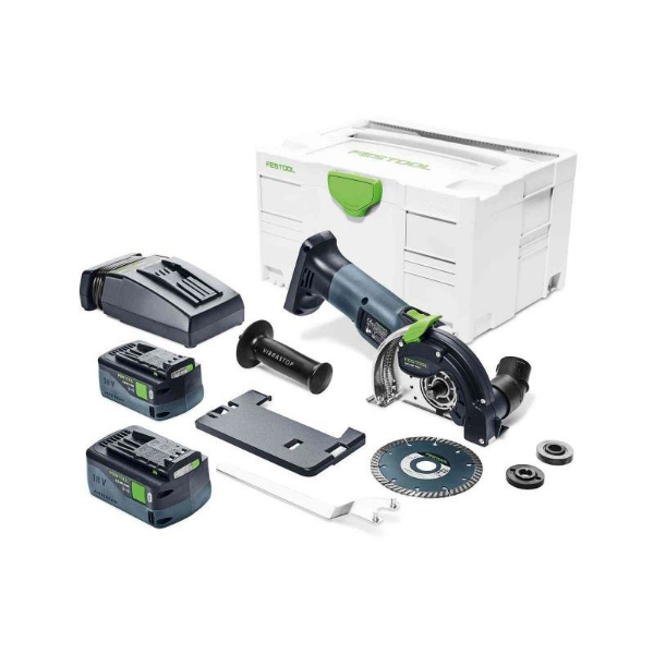 Picture of FESTOOL DSC-AGC 18-125CORDLESS FREEHAND CUTTINGC/W 2 X 5.2 BATTS, CHARGER