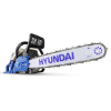 Picture of Hyundai 20" 62cc Petrol Chainsaw, 2-Stroke Easy-Start