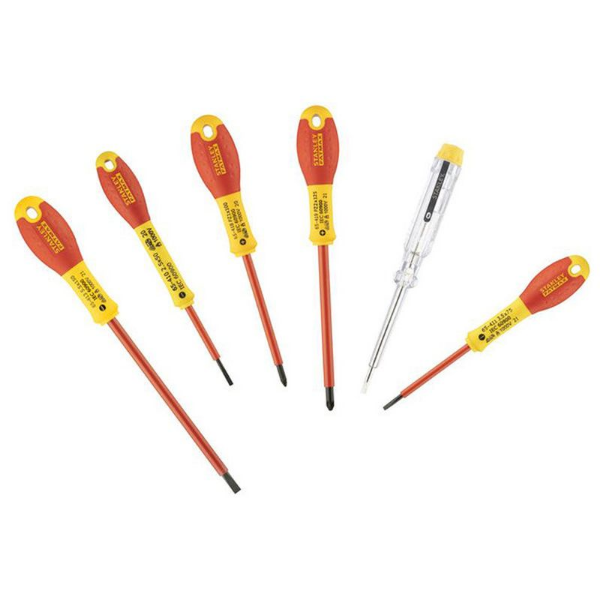 Picture of Stanley FatMax® VDE Insulated Screwdriver Set, 6 Piece