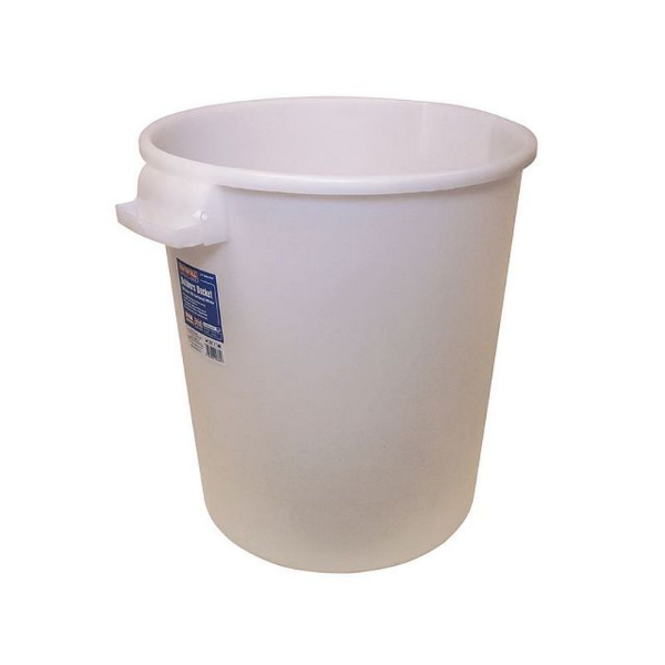 Picture of Faithfull Builder's Heavy Duty Bucket - White, 50 litre (10 gallon)