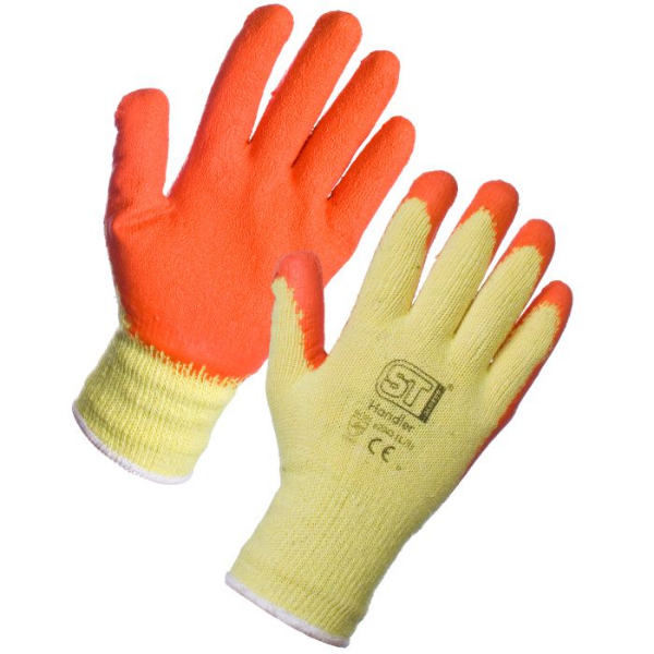 Picture of Supertouch 62043 Orange Handler Gloves Size 9/L