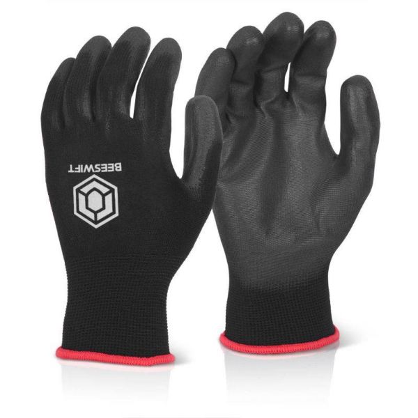 Picture of Beeswift PU Coated Glove - Black Size 10/XL 