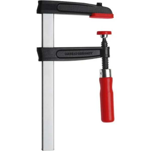 Picture of Bessey TGRC25S10 Malleable Cast Iron Wooden Handle Screw Clamp - 100mm Throat 250/100