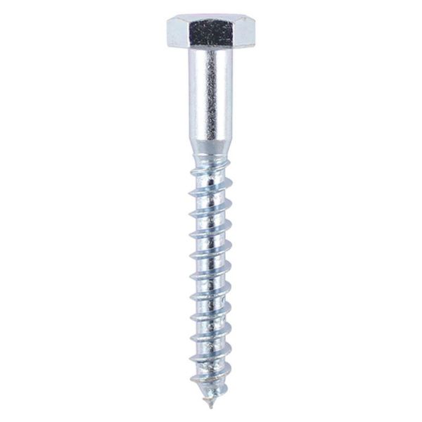 Picture of 10 X 60MM  Hex Head Heavy Duty Coachscrew Pack of 100