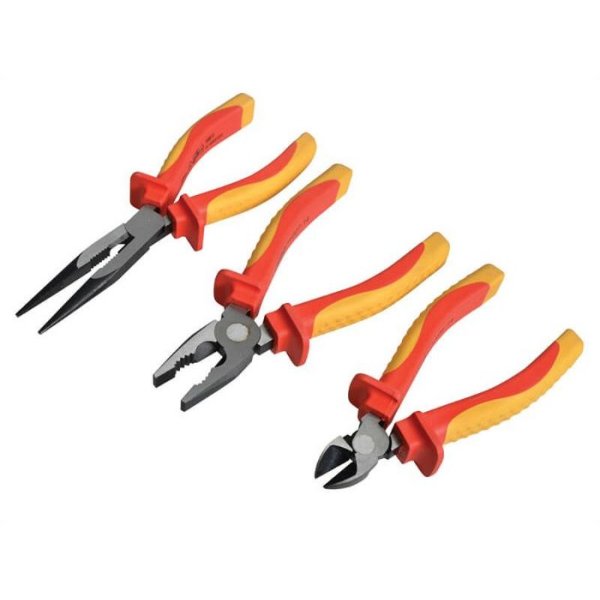 Picture of Faithfull VDE Pliers Set with Pouch, 3 Piece