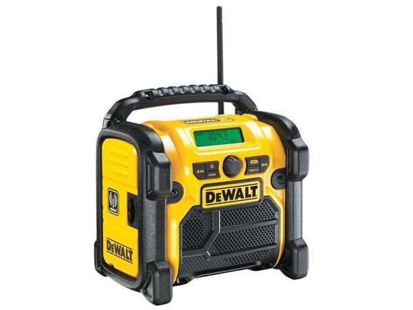 Picture of Dewalt DCR020 Digital DAB Radio - 10.8/14.4/18v Compatible - 240v