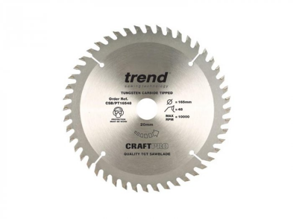 Picture of Trend Craft Saw Blade for Wood, Cement Bond Board
48T