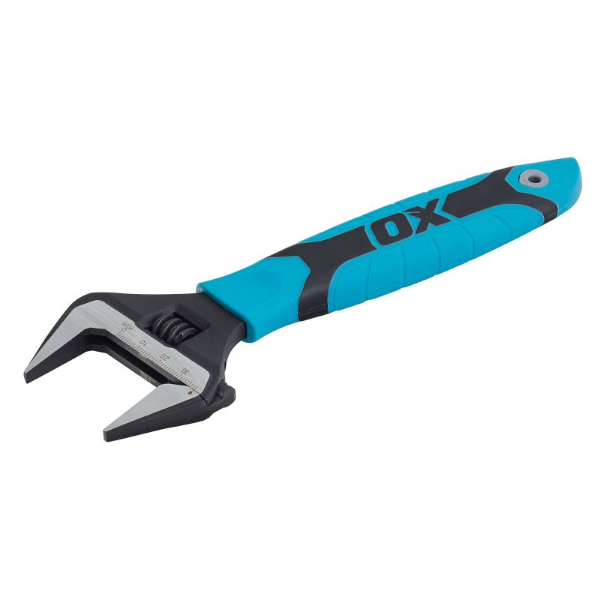 Picture of OX Pro Ultra Wide Jaw Adjustable Wrench 200mm