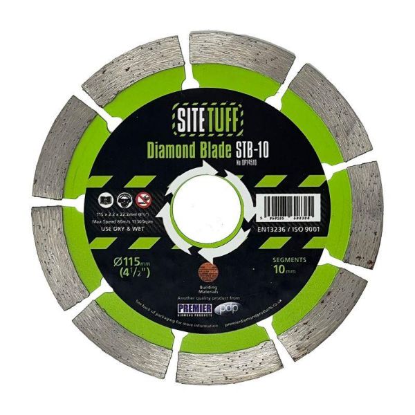 Picture of Site Tuff STB-10 115 x 22mm Diamond Blade - Building Materials