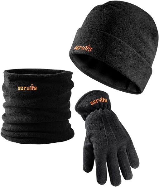 Picture of Scruffs Winter Essentials Pack inc Hat, Neck Warmer & Gloves - Black