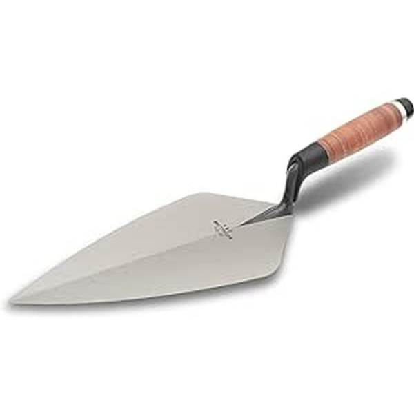 Picture of Marshalltown 34L Leather Handle Wide London Pattern Brick Trowel 11in