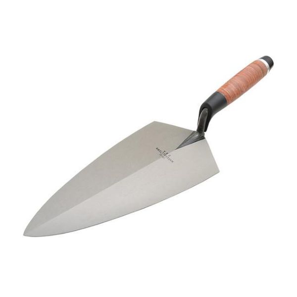 Picture of Marshalltown 19L Leather Handle Philadelphia Pattern Brick Trowel 11in