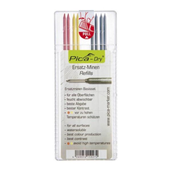 Picture of Pica Dry Refill Pack - Black, Red, Yellow