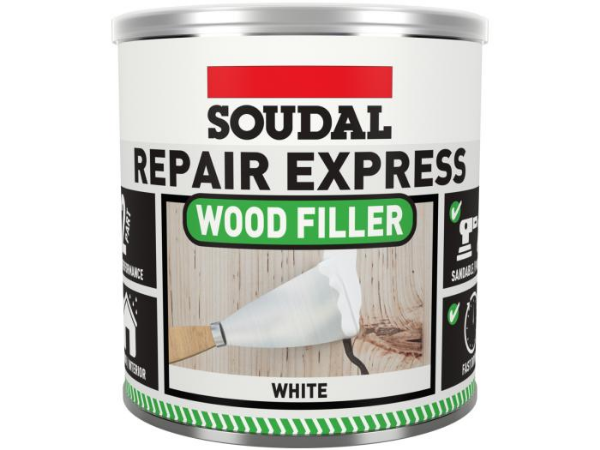 Picture of Soudal Repair Express 2 Part High Performance Wood Filler - White 1,5kg