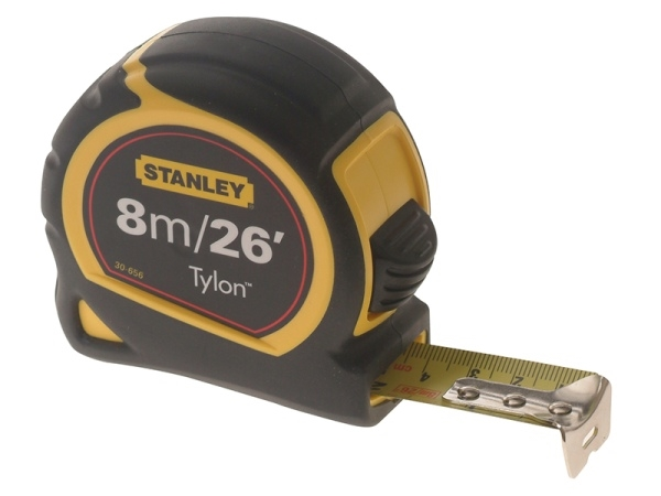 Picture of STANLEY 1-30-656 POCKET TAPE 8M/26FT (LOOSE)
(NEW TYLON VERSION) STA 8MTR YELLOW & BLACK