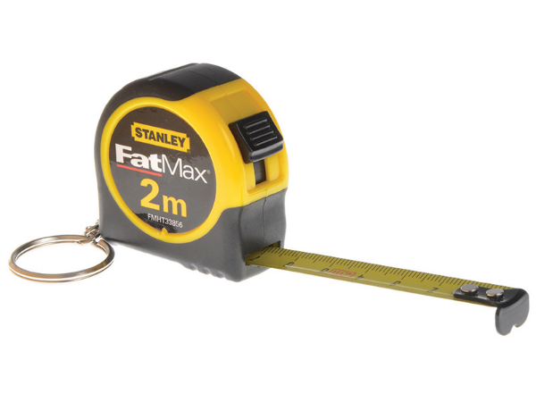 Picture of STANLEY FATMAX 2MTR KEYRING TAPE MEASURE - 1-33-856
