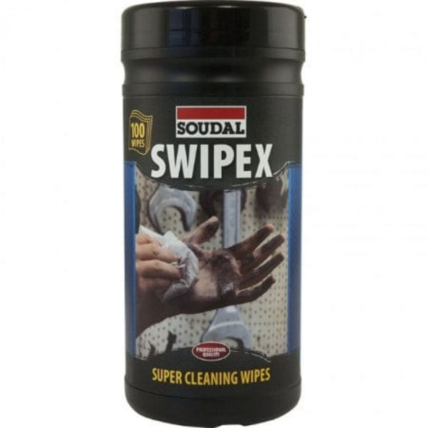 Picture of Soudal Swipex Hand Wipes - White (100 wipes)