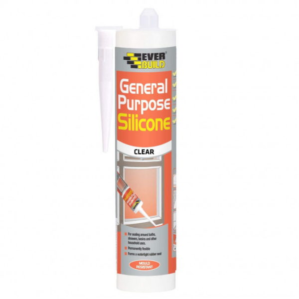 Picture of Everbuild General Purpose Silicone - Clear 280ml