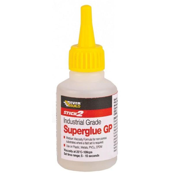 Picture of Everbuild Industrial Superglue - Medium Viscosity - Clear