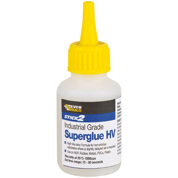Picture of Everbuild Industrial Superglue - High Viscosity - Clear 20grm