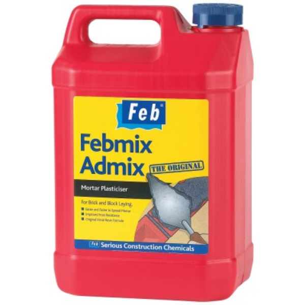 Picture of Febmix Admix "Original" Mortar Plasticiser 5ltr