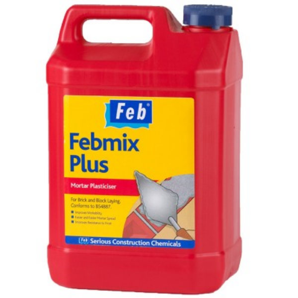 Picture of Febmix Plus Mortar Plasticiser 5ltr
