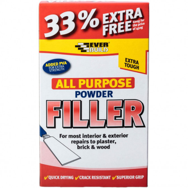 Picture of Everbuild All Purpose Powder Filler - White 450grm