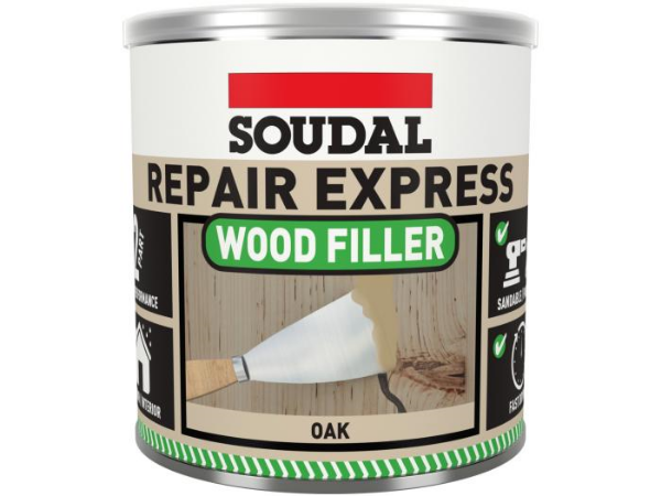 Picture of Soudal Repair Express 2 Part High Performance Wood Filler - Oak 1.5kg