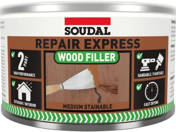 Picture of Soudal Repair Express 2 Part High Performance Wood Filler - Medium Stainable