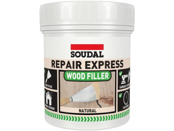 Picture of Soudal Repair Express 1 Part Multi Purpose Wood Filler - Natural 400gm
