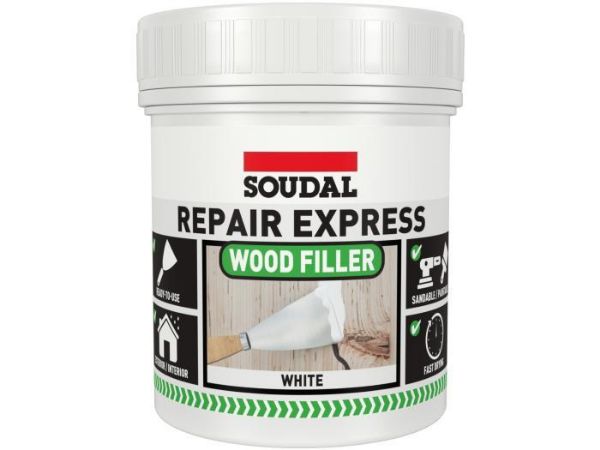 Picture of Soudal Repair Express 1 Part Multi Purpose Wood Filler - White