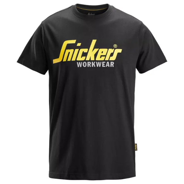 Picture of Snickers Classic Logo T-Shirt - Black XXL