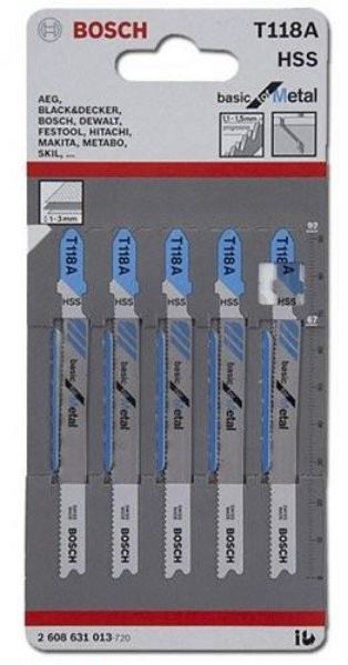 Picture of Bosch T118A Jigsaw Blades - Clean Straight Metal Cutting