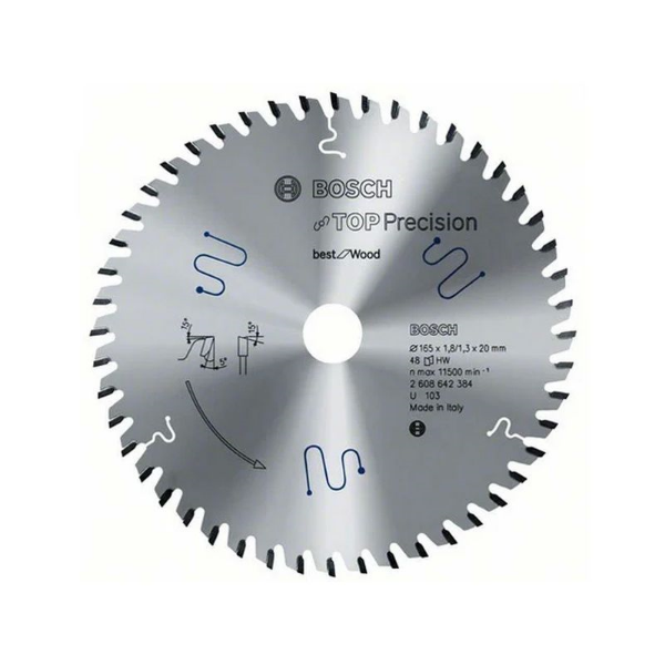 Picture of BOSCH BLADE 165 X 20 X 48TH48 TEETH MITRE BLADE