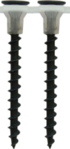 Picture of 4.2 x 75mm Collated Drywall Screws - Coarse Thread – Black – Box 500