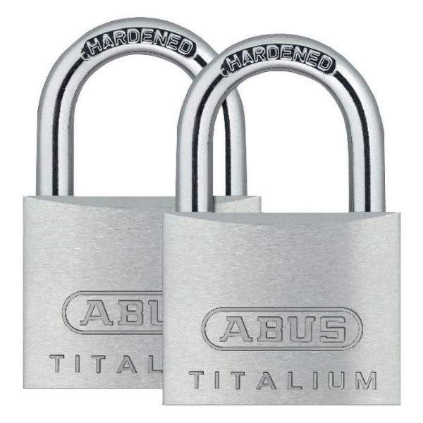 Picture of Abus 64TI/40 Padlock Titalium Key Differ Std Shackle Twin Card