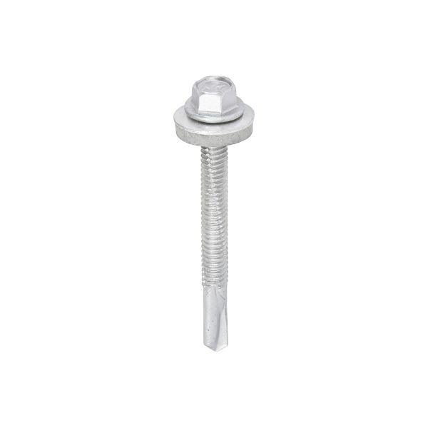 Picture of Tekscrew Hex Head Heavy - Bonded Washer - Exterior Coating (500hr) 5.5 x 60 Box 100