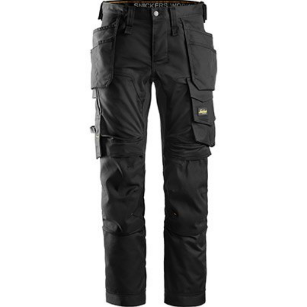 Picture of Snickers 6241 AllRoundWork Stretch Holster Pocket Trousers - Blk- 30"W X 32"L 