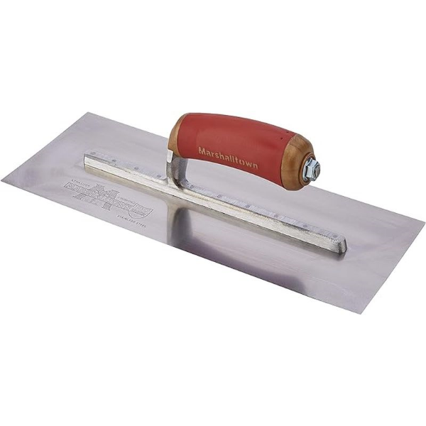 Picture of Marshalltown MPB13SSD Durasoft Pre-Worn Finishing Trowel - Stainless Steel