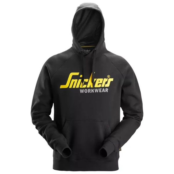 Picture of Snickers Classic Logo Hoodie - Black Large