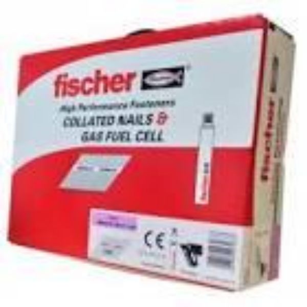 Picture of FISCHER NAIL PACK 2.8 X 90MM S/STEELSTAINLESS STEEL1100 NAILS + 1 GAS CELL