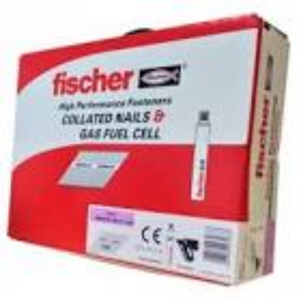 Picture of FISCHER NAIL PACK 2.8 X 90MM S/STEELSTAINLESS STEEL1100 NAILS + 1 GAS CELL