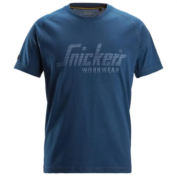 Picture of Snickers Logo T-shirt - Deep Blue XL