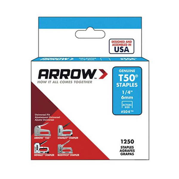 Picture of Arrow T50 Staples 6mm 1/4"