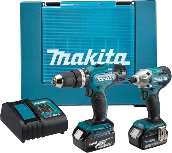 Picture of MAKITA  DLX2336S 18V LI-ION 2 PCS COMBO KIT ( 2 X 3.0AH LI-ION BATTERIES AND CHARGER DC18SD )